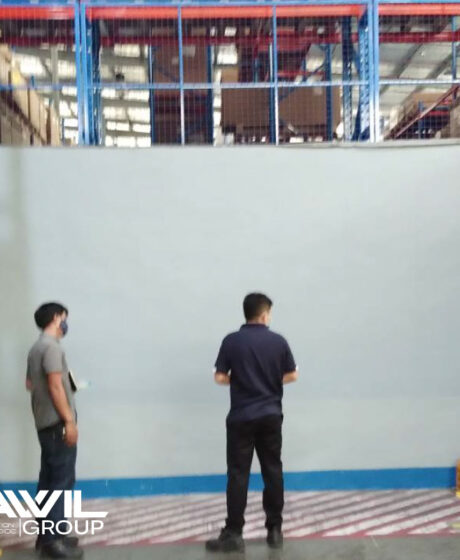 งานรื้อถอนผนังก่ออิฐมวลเบาเดิม ธนบุรีประกอบรถยนต์ 2