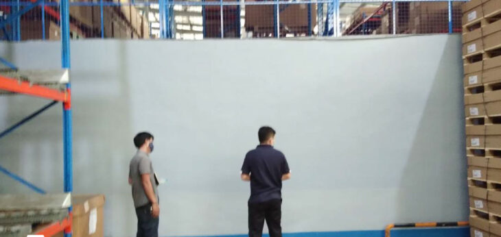 งานรื้อถอนผนังก่ออิฐมวลเบาเดิม ธนบุรีประกอบรถยนต์ 2