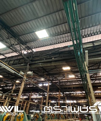 งานรื้อถอนโครงสร้าง โรงงานบริษัทตราเพชร 2