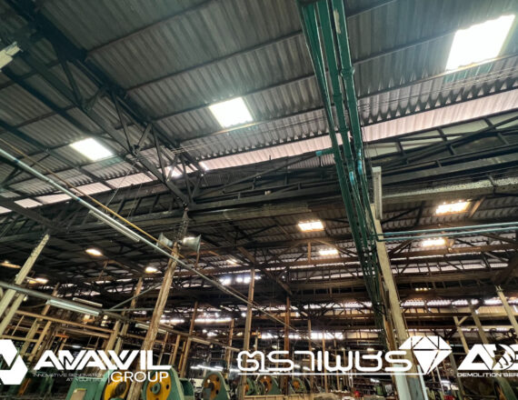 งานรื้อถอนโครงสร้าง โรงงานบริษัทตราเพชร 2