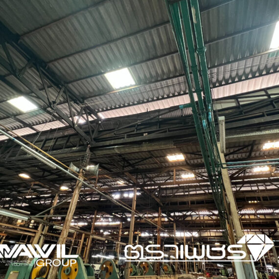 งานรื้อถอนโครงสร้าง โรงงานบริษัทตราเพชร 2