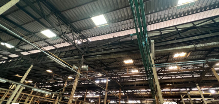 งานรื้อถอนโครงสร้าง โรงงานบริษัทตราเพชร 2